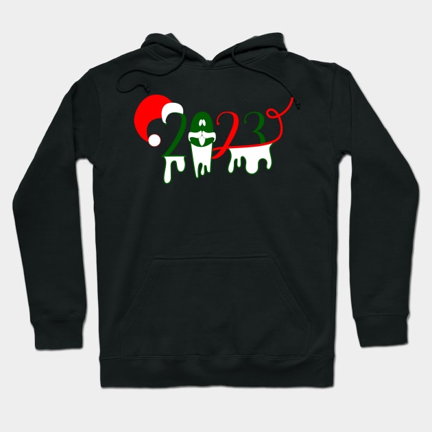 Unique desings referring to the christmas season- 2023 Hoodie by FnDoodle